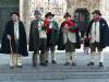 Milan (Italy): Bagpipers in the churchyard of the Duomo of Milan