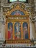 Milano: Triptych of Resurrection with Saints John the Baptist and Evangelist and the Commitments in the Abbey of Casoretto