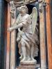 Milano: Statua di angelo della cappella della Madonna del Carmine nella Chiesa di Santa Maria del Carmine