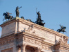 Milano: Parte superiore dell'Arco della Pace