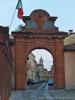 Biella (Italy): Torrazza gate at dusk