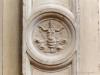 Brugherio (Monza e Brianza): Medaglione raffigurante una creatura marina fantastica nella San Lorenzo nella Chiesa di San Lucio in Moncucco