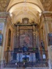 Campiglia Cervo (Biella): Altare in legno intagliato in una delle cappelle della Chiesa Parrocchiale dei Santi Bernardo e Giuseppe