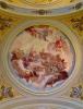 Canzo (Como, Italy): Interior of the dome of the Church of the Saints Francis and Mirus