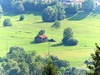 Pollone (Biella, Italy): Lonely hut in the meadows on the slopes of the Burcina Park