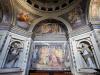 Caravaggio (Bergamo, Italy): Left internal wall of the Chapel of the Blessed Sacrament in the Church of the Saints Fermo and Rustico