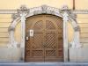 Caravaggio (Bergamo, Italy): Art nouveau portal in Michelangelo Merisi street 1