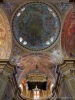 Carpignano Sesia (Novara): Soffitto del presbiterio e della cupola della Chiesa di Santa Maria Assunta