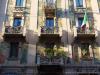 Milano: Decorazioni liberty sulla facciata di Casa Galimberti