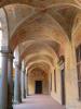 Cavernago (Bergamo, Italy): Colonnade in the court of the Castle Cavernago