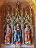 Castiglione Olona (Varese, Italy): Gothic retable of the altar at the head of the right nave of the Collegiate Church of Santi Stefano e Lorenzo