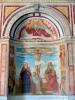 Vimodrone (Milan, Italy): Fresco of the crucifixion in the Church of Santa Maria Nova al Pilastrello