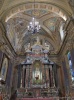 Campiglia Cervo (Biella): Interno della cappella della Madonna del Rosario nella Chiesa Parrocchiale dei Santi Bernardo e Giuseppe