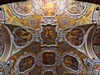 Veglio (Biella, Italy): Frescos on the ceiling of the Parish Church of St. John the Baptist