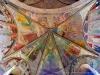 Castiglione Olona (Varese, Italy): Vault of the apse of the Collegiate Church of Saints Stephen and Lawrence frescoed by Masolino da Panicale