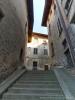 Cossato (Biella, Italy): Staircase leading to the upper courtyard of the Castellengo Castle