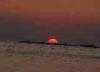 Torre San Giovanni (Lecce): Tramonto dietro uno scoglio