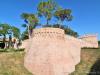 Fano (Pesaro e Urbino, Italy): Detail of the city walls