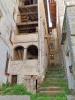 Forgnengo fraction of Campiglia Cervo (Biella, Italy): Staircase between the old houses of the village