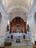 Gallipoli (Lecce, Italy): Altar and presbytery of the Church of Saint Francis from Assisi