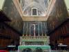 Gallipoli (Lecce, Italy): Main altar and choir of the presbytery of the Cathedral