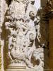 Gallipoli (Lecce, Italy): Detail of the sculptural decorations of the altar of the Immaculate Conception in the Cathedral