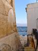 Gallipoli (Lecce, Italy): Looking at the see from the entrance of the castle