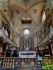 Lenta (Vercelli, Italy): Presbytery and choir of the Parish Church of San Pietro