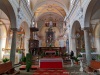 Magnano (Biella, Italy): Rear part of the Interior of the parish church of the Saints Baptist and Secondus