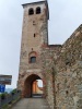 Magnano (Biella, Italy): Medieval tower at the entrance to the ricetto