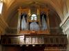 Miagliano (Biella, Italy): Choir and organ of the Church of St. Antony Abbot