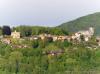 Orta San Giulio (Novara, Italy): Miasino seen from the last chapel of the Sacro Monte di Orta