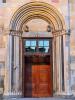 Mailand: Romanesque portal  of the Basilica of San Simpliciano