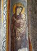 Milano: Madonna with Child of the fourteenth century on the fourth left pillar of the Basilica of Sant'Eustorgio