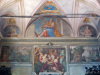 Mailand: Frescoes in the sacristy of the church of Sant'Alessandro in Zebedia above the entrance door