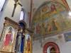Milano: Parete destra dell'abside e ancona dell'altare della Chiesa di San Bernardino alle Monache 