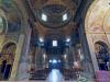 Milan (Italy): Stone confessionals and central nave of  the Church of Sant'Alessandro in Zebedia