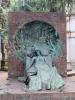 Milan (Italy): Funerary monument dedicated to Isabella Airoldi inside the Monumental Cemetery