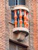 Milano: Balconcino di Palazzo Fidia nel Quadrilatero del Silenzio