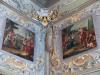 Milan (Italy): Stuccos, frescoes and paintings in the Hall Room of Palace Visconti