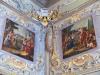 Milan (Italy): Stuccos, frescoes and paintings in the Hall Room of Palace Visconti