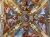 Milano: Decorated vault of one span of the lateral naves in the Church of Santa Maria dei Miracoli