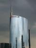 Milan (Italy): Unicredit tower before the 	
rainstorm