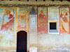 Momo (Novara, Italy): Frescoes on the right wall of the Oratory of the Holy Trinity