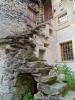 Montesinaro fraction of Piedicavallo (Biella, Italy): External stone staircase