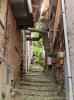 Montesinaro fraction of Piedicavallo (Biella, Italy): Narrow street between the old houses of the village