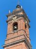 Monza (Monza e Brianza, Italy): Upper part of the  bell tower of the Cathedral of Monza