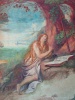Milan (Italy): Fresco of the Penitent Magdalene
