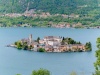 Orta San Giulio (Novara): L'Isola di San Giulio vista dal Sacro Monte