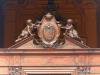 Mailand: Coat of arms on top of the entrance gate of Palazzo Serbelloni